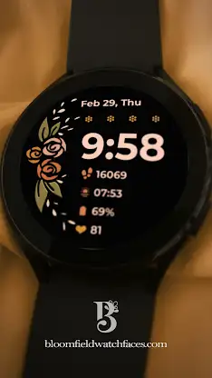 Flower Watchface screenshot 1