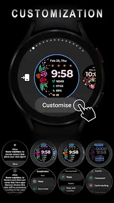 Flower Watchface screenshot 6