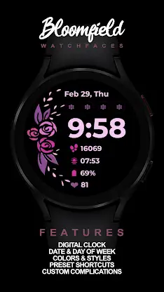 Flower Watchface screenshot 3
