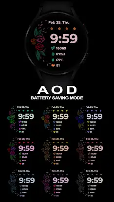 Flower Watchface screenshot 7