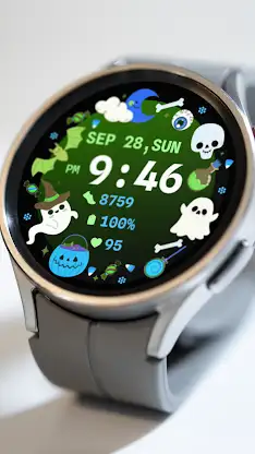 Spooky Halloween Watchface screenshot 3