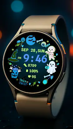 Spooky Halloween Watchface screenshot 5
