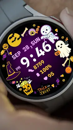 Spooky Halloween Watchface screenshot 1