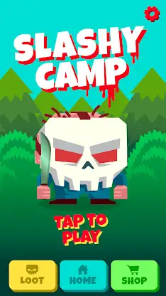 Slashy Camp - Endless Runner! screenshot 1