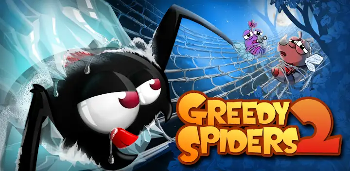 Greedy Spiders 2 — Android game banner