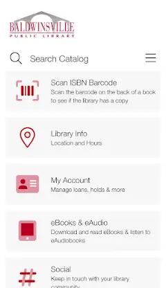 Baldwinsville Public Library screenshot 1
