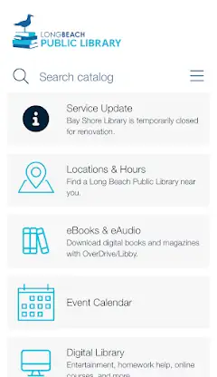 Long Beach Public Library screenshot 1