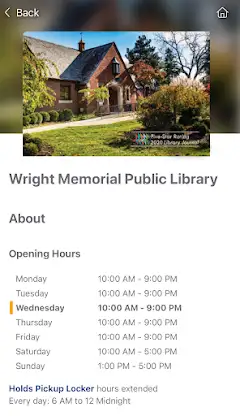 Wright Memorial Public Library screenshot 5