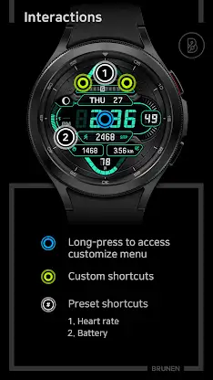 BRN002 Digital Watch Face screenshot 5