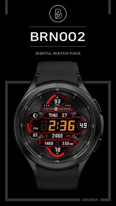 BRN002 Digital Watch Face screenshot 2