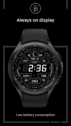 BRN006 Digital Watch Face screenshot 6