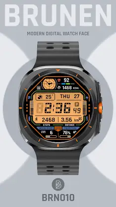 BRN010 Retro Digital Watchface screenshot 2