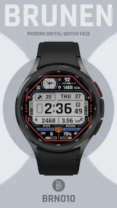 BRN010 Retro Digital Watchface screenshot 1