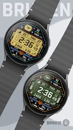 BRN010 Retro Digital Watchface screenshot 3