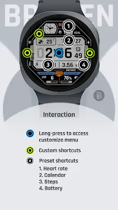 BRN010 Retro Digital Watchface screenshot 6