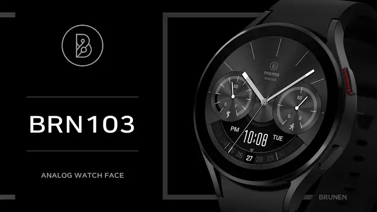 BRN103 Minimal Watch Face screenshot 1
