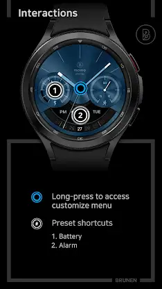 BRN103 Minimal Watch Face screenshot 5