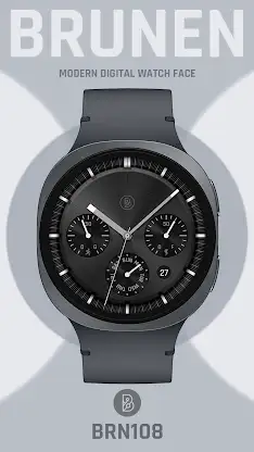 BRN108 Minimal Watch Face screenshot 1