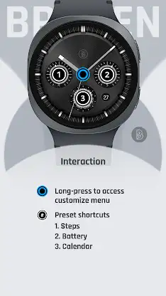 BRN108 Minimal Watch Face screenshot 6