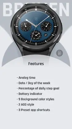 BRN108 Minimal Watch Face screenshot 5