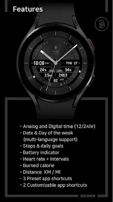 BRN112 Analog Watch Face screenshot 3