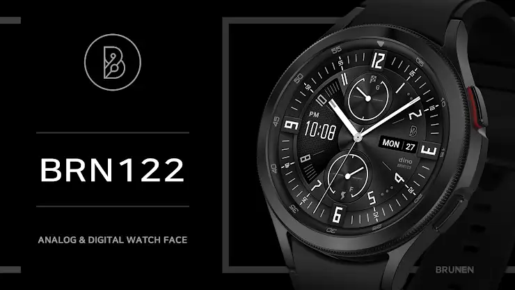 BRN122 Analog Watch Face screenshot 1