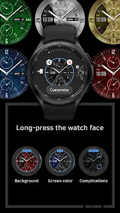 BRN122 Analog Watch Face screenshot 4