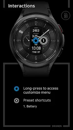 BRN137 Minimal Watch Face screenshot 5