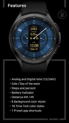 BRN137 Minimal Watch Face screenshot 3