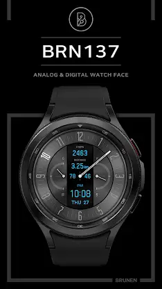 BRN137 Minimal Watch Face screenshot 2