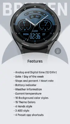 BRN192 Minimal Watch Face screenshot 5