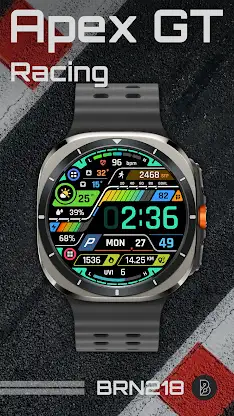 BRN218 Racing Watch Face screenshot 2