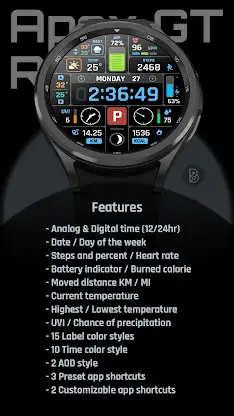 BRN219 Racing Watch Face screenshot 5