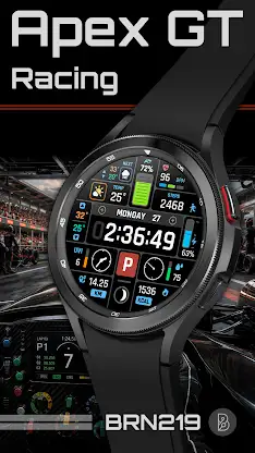 BRN219 Racing Watch Face screenshot 1