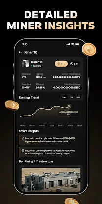 Crypto mining farm - BTC, ETH screenshot 4