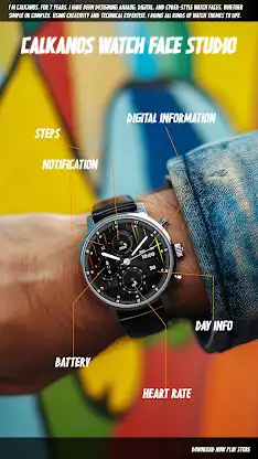 CWF014 Hybrid Watch Face screenshot 3