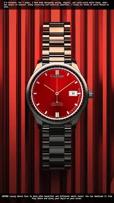 CWF 008 Luxury Watch Face screenshot 5