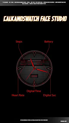 Grill Metal Watch Face CWF013 screenshot 1