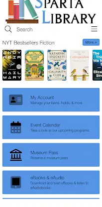Sparta Library screenshot 1