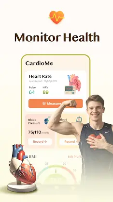 CardioMe - Heart Rate Monitor screenshot 1