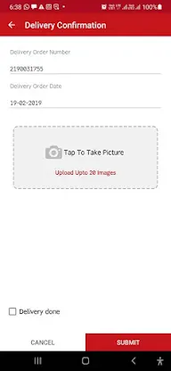 Danube Delivery Confirmation screenshot 2