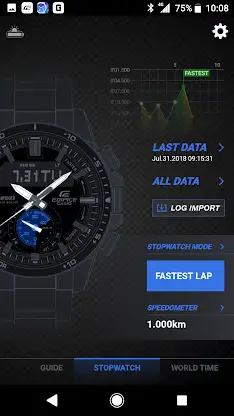 EDIFICE Connected screenshot 1