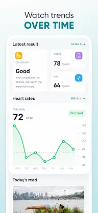 HeartUp Heart Rate Monitor BPM screenshot 3