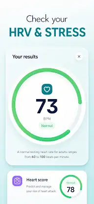 HeartUp Heart Rate Monitor BPM screenshot 2