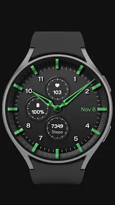 Analog classic watch face screenshot 1