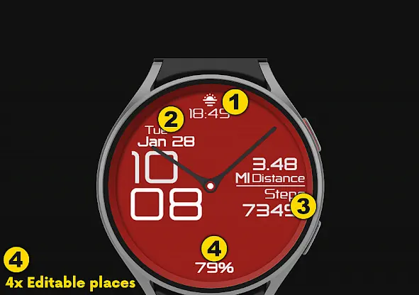 CC Clean 20 Watch Face screenshot 3