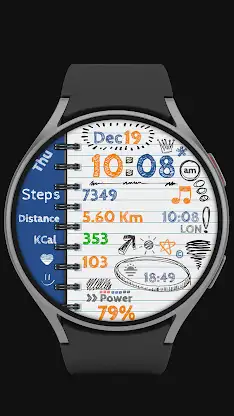 CC Sketch 03 Watch Face screenshot 4