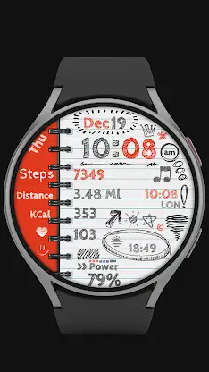CC Sketch 03 Watch Face screenshot 1