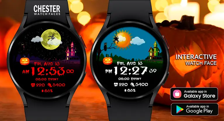 Chester Halloween Witch & Moon screenshot 1