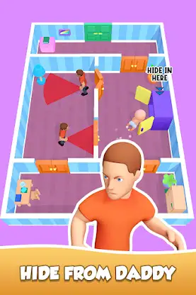 Hide From Daddy: Little Escape screenshot 3